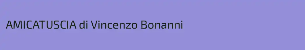 AMICATUSCIA di Vincenzo Bonanni